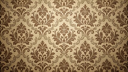 Damask seamless wallpaper background, classic look, vintage aesthetic, elegant damask pattern, wallpaper with damask, sophisticated atmosphere