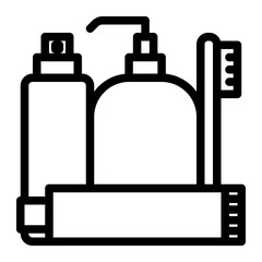Obraz premium Personal Care icon in outline Style. Line art 