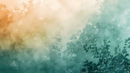 Fototapeta premium Calming nature scene tranquil forest photographic art abstract viewpoint peaceful concept