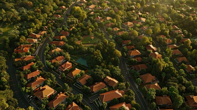 Gated Communities: Residential areas where entry is controlled, providing safety and privacy, ensuring a secure living environment for all residents.
