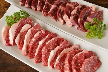 牛カルビ＆牛ハラミ　盛り合わせ