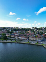 Fototapeta premium Aerial View of Cumberland Basin Central Bristol City of Southwest of England, Great Britain.