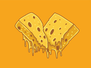 Melty Dreams and Sliced Bliss: Cheese Vector Collection