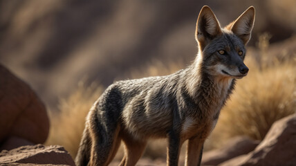 Obraz premium Coyote in the Wilderness