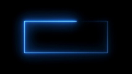blue neon light background