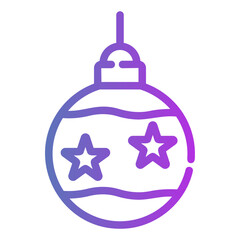 Obraz premium bauble Gradient icon