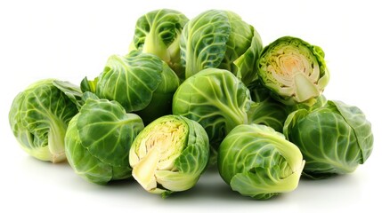 Fototapeta premium Fresh Brussels Sprouts