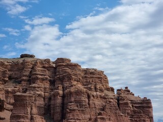 Red rock canyon. Beautiful landscape in the mountains.
