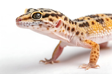 Obraz premium Gecko on Branch PNG with Transparent Background – Isolated Gecko for Wildlife and Nature Design