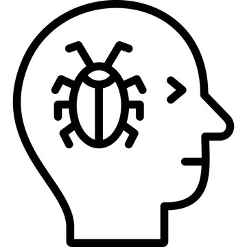 recommend clip art: phobia icon illustration design with outline