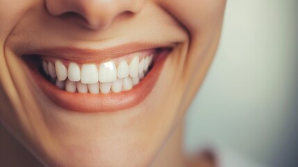 Naklejka premium Encouraging Smile. Recruitment, training, psychological counseling, personal brand building, positive attitude, interpersonal relationships, hope, future, interview skills, secrets to success