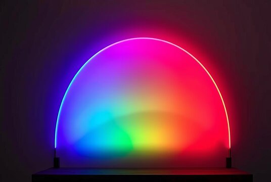 Aurora Arc An arc lamp with a spectrum of colors that can simula