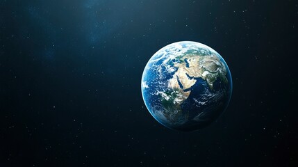Obraz premium Earth From Space A Stunning View of Our Planet
