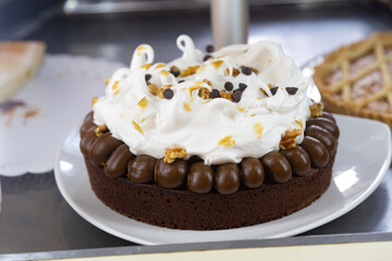 brownie cake . argentine gastronomy
