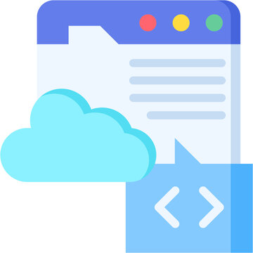 Cloud Coding Icon