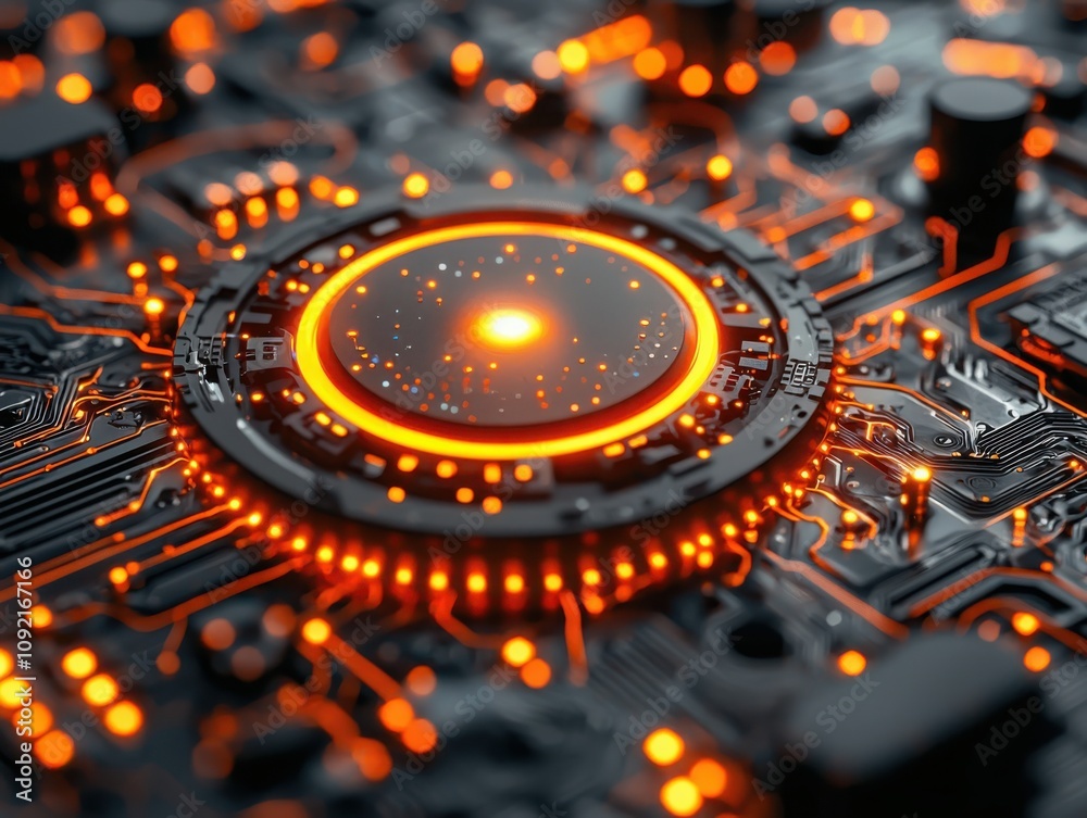 Poster exploring quantum computing the future of technology and innovation in the digital age