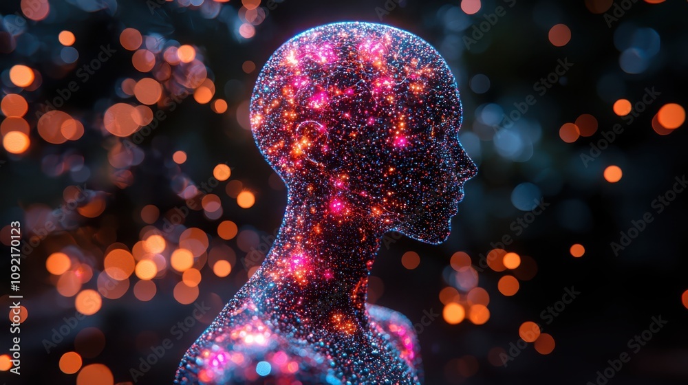 Poster evolving self-learning ai enhancements digital realm technology insights virtual space forward-think