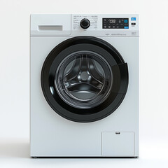 Modern Washing Machine: Clean and efficient laundry appliance.  