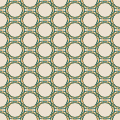 Naklejka premium seamless pattern with circles abstract background vector illustration