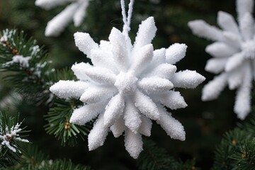 Luminous Snowy Cluster Accented with White Trim