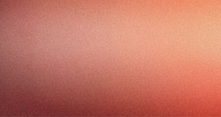 Fototapeta premium Grainy background Coral to Chocolate abstract gradient noise texture
