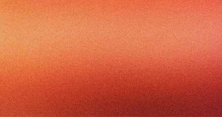 Fototapeta premium Grainy background Coral to Chocolate abstract gradient noise texture