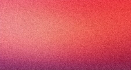 Fototapeta premium Grainy background Coral to Burgundy abstract gradient noise texture