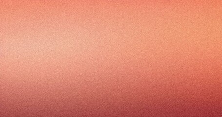 Fototapeta premium Grainy background Brown to Coral abstract gradient noise texture