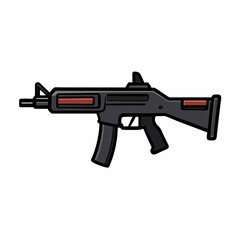 Heckler koch g36 vector illustration