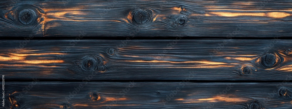 Poster a textured wooden surface with a dark finish and subtle highlights.