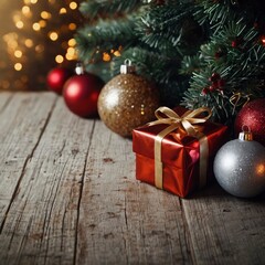 Christmas in the night house decoration