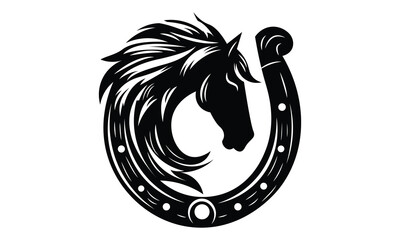 Premium Horse shoe icon Illustration