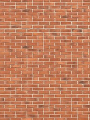 Seamless red brick texture perfect for backgrounds or architectural designs, rough