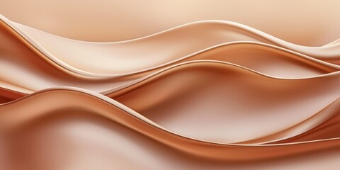 Obraz premium A smooth wave pattern with flowing lines and gradients, creating a calming and serene atmosphere.