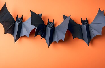 Fototapeta premium halloween background with bats
