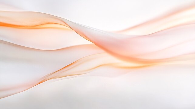 Smooth gradients of warm hues, subtle textures on white, inviting abstract background, Diaphanous veils of amber and rose gold float like mirages over sun-bleached dunes, Macro lens captures the