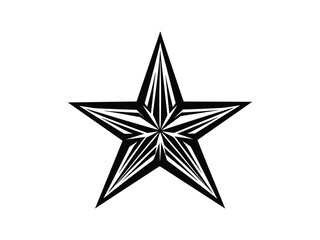 Obraz premium Western Star Silhouettes for Cowboy Design Themes