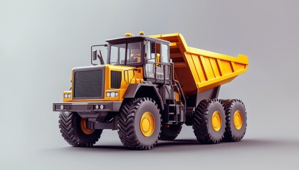 Obraz premium Icon in glyph design representing a construction machine.