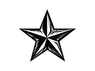 Obraz premium Western Star Silhouettes for Cowboy Design Themes