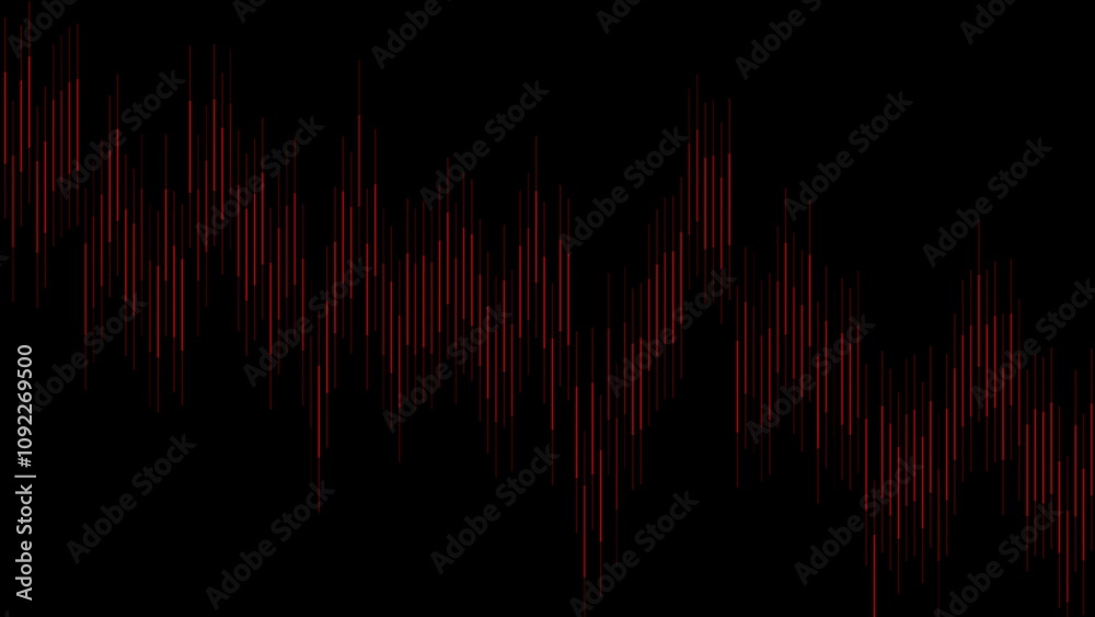 Poster abstract falling financial graph chart background