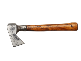 a close up of a axe