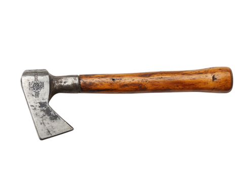 a close up of a axe