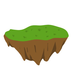 Flying ground islands