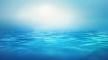 Fototapeta premium Abstract light blue gradient background with blurred aqua water effect versatile vector illustration for graphic design, banners, winter and summer themes, aqua websites