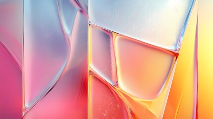 digital technology glass texture poster background