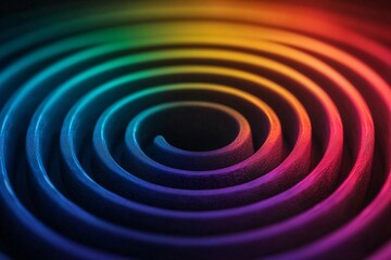 Colorful spiral patterns create a mesmerizing visual effect, perfect for backgrounds and designs.