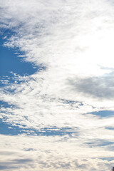 Fototapeta premium The sky is blue and cloudy