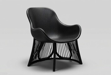 CARBON CHAIR A chair made from carbon fiber lightweight and stro