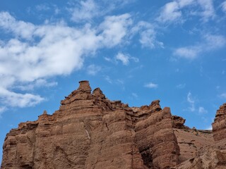 Red rock canyon. Beautiful landscape in the mountains.
