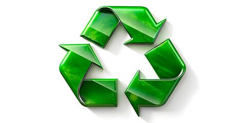 Obraz premium 3d recycle symbol